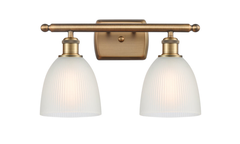 Innovations 516-2W-BB-G381-LED LED Bath Vanity, Brushed Brass