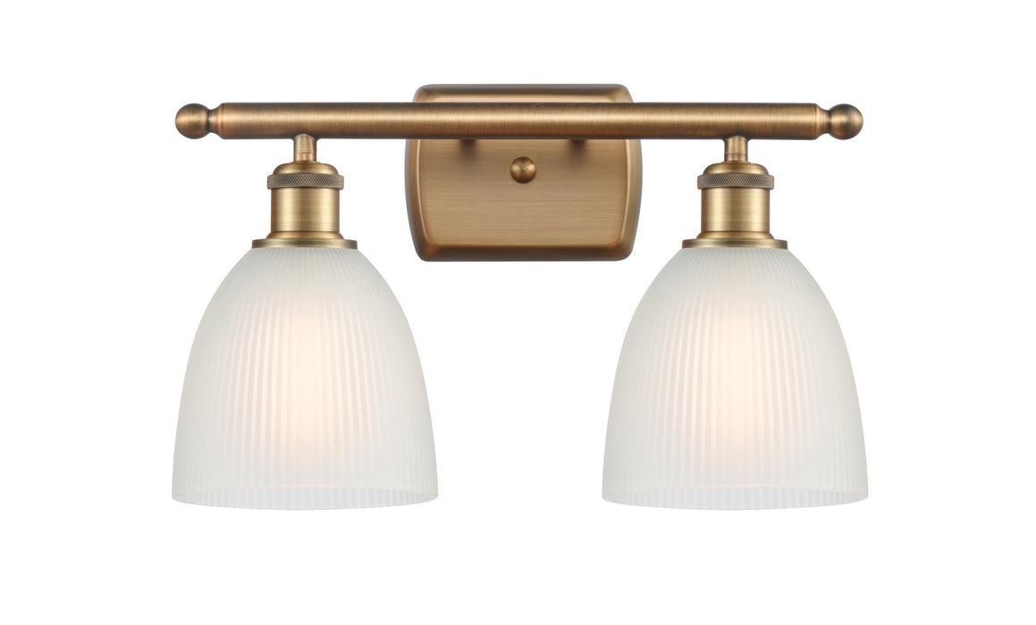 Innovations 516-2W-BB-G381-LED LED Bath Vanity, Brushed Brass