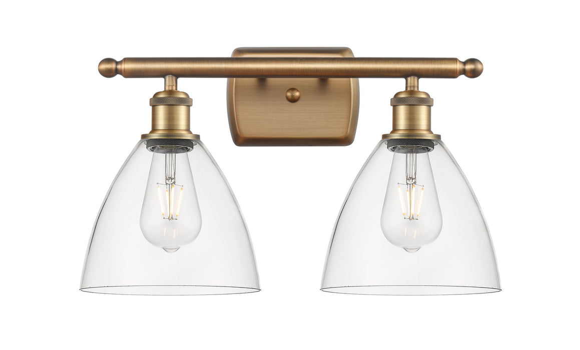 Innovations 516-2W-BB-GBD-752-LED LED Bath Vanity, Brushed Brass