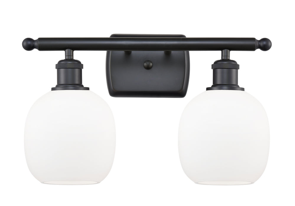 Innovations 516-2W-BK-G101-LED LED Bath Vanity, Matte Black