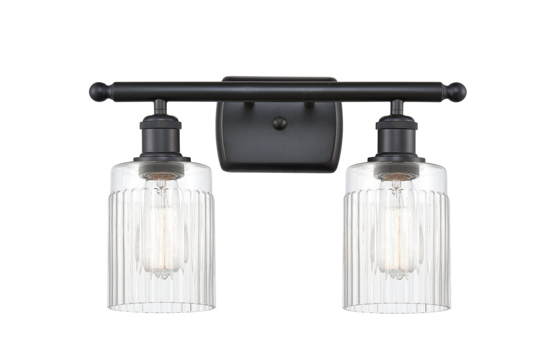 Innovations 516-2W-BK-G342 Two Light Bath Vanity, Matte Black