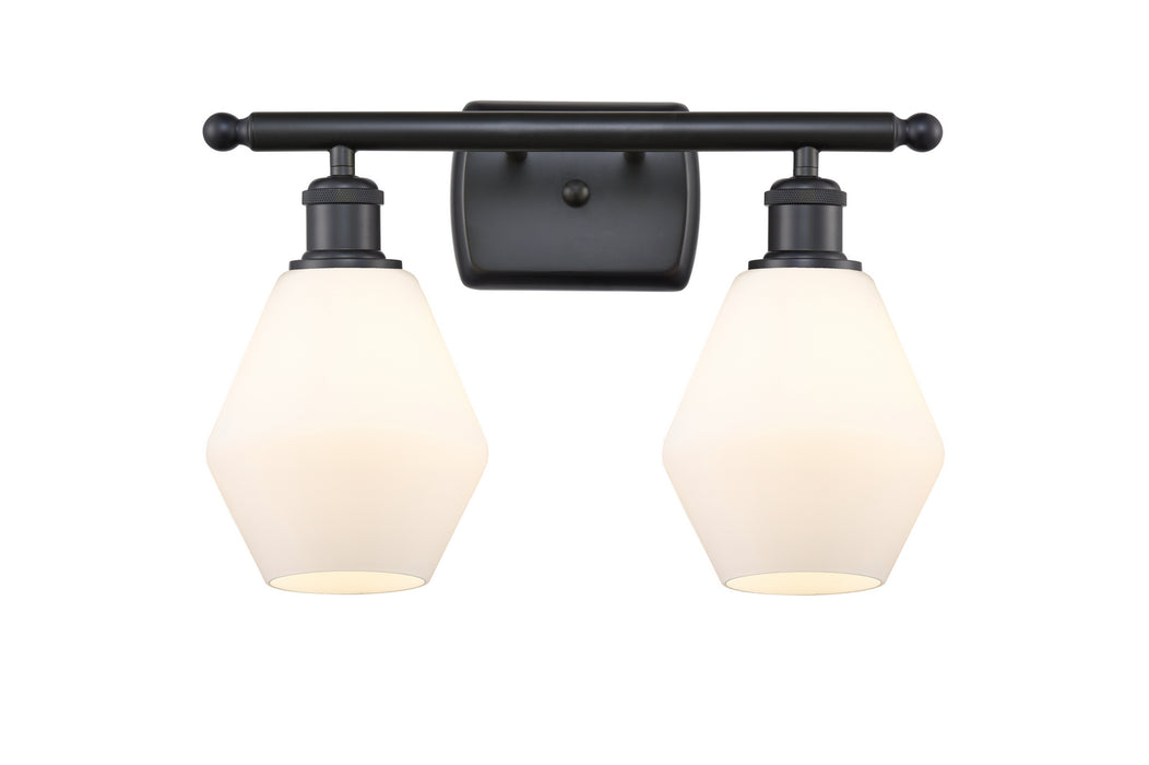 Innovations 516-2W-BK-G651-6-LED LED Bath Vanity, Matte Black