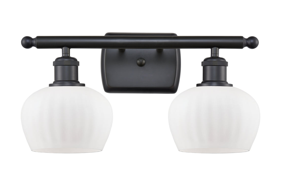 Innovations 516-2W-BK-G91 Two Light Bath Vanity, Matte Black