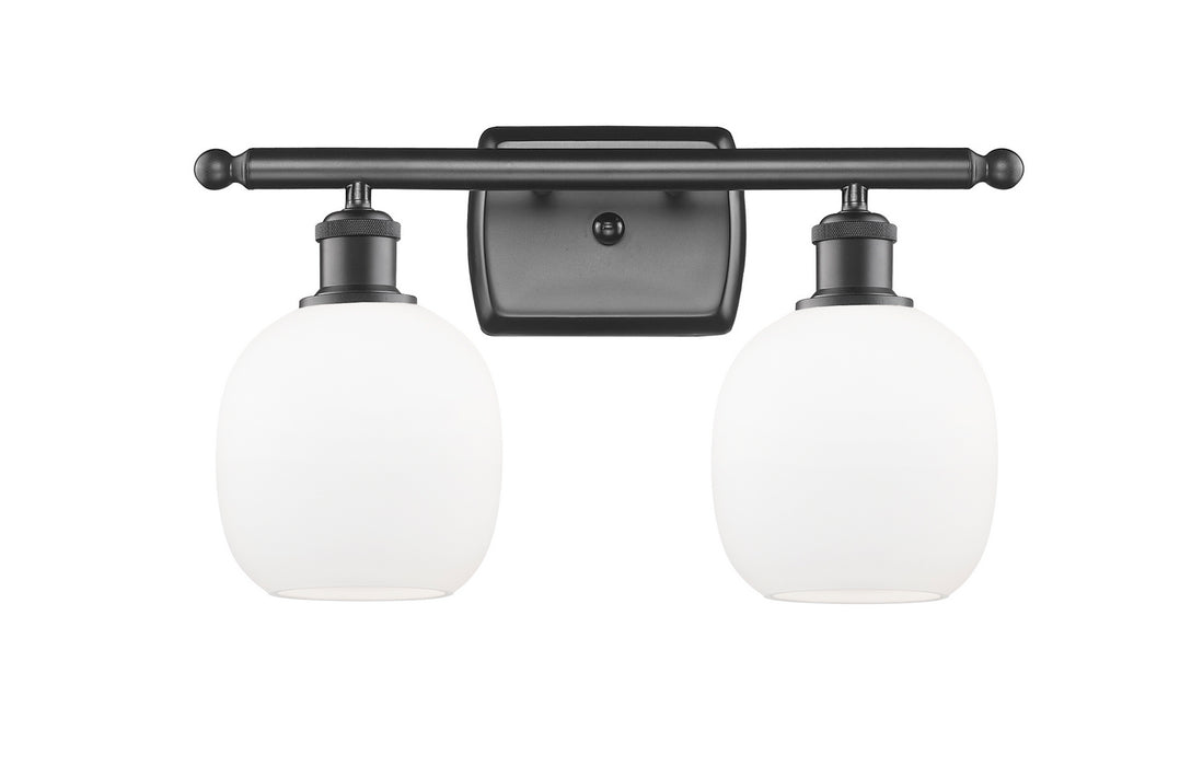 Innovations 516-2W-OB-G101 Two Light Bath Vanity, Oil Rubbed Bronze
