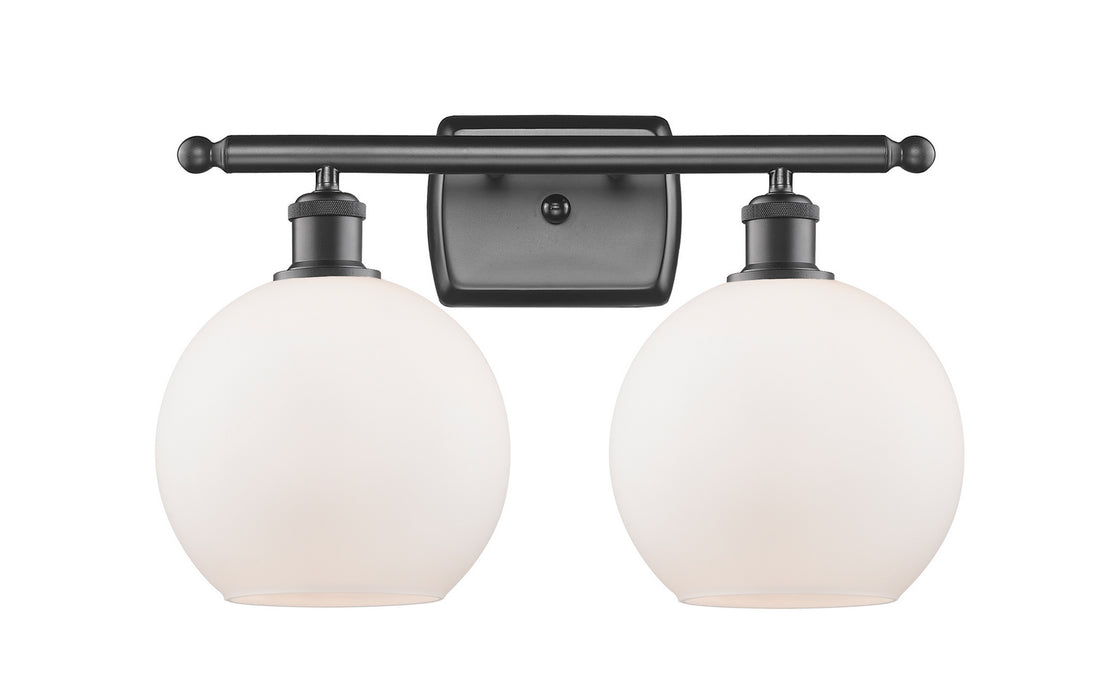 Innovations 516-2W-OB-G121-8 Two Light Bath Vanity, Oil Rubbed Bronze
