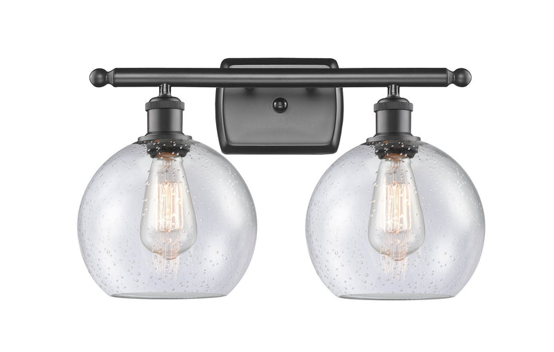 Innovations 516-2W-OB-G124-8-LED LED Bath Vanity, Oil Rubbed Bronze
