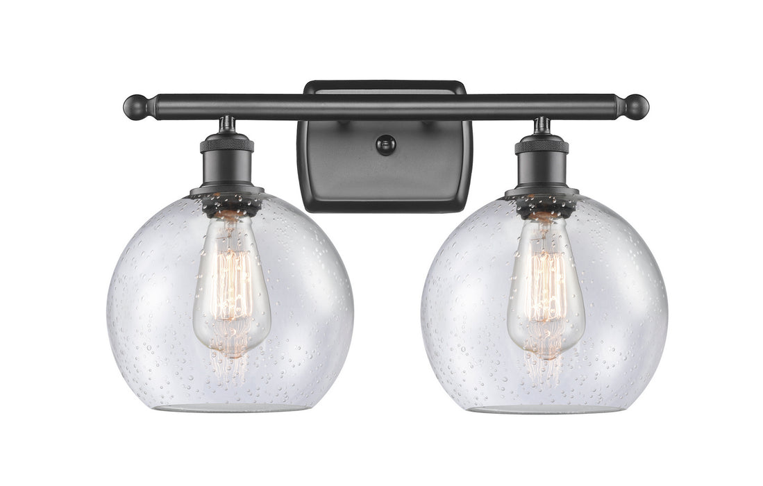 Innovations 516-2W-OB-G124-8-LED LED Bath Vanity, Oil Rubbed Bronze