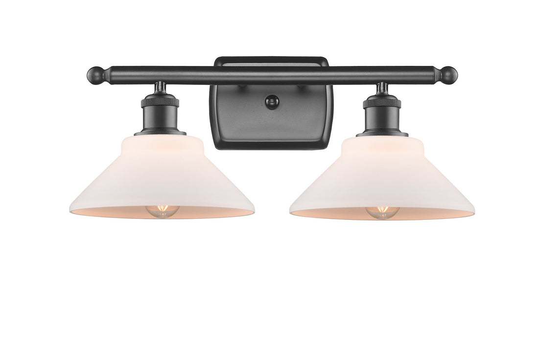 Innovations 516-2W-OB-G131 Two Light Bath Vanity, Oil Rubbed Bronze