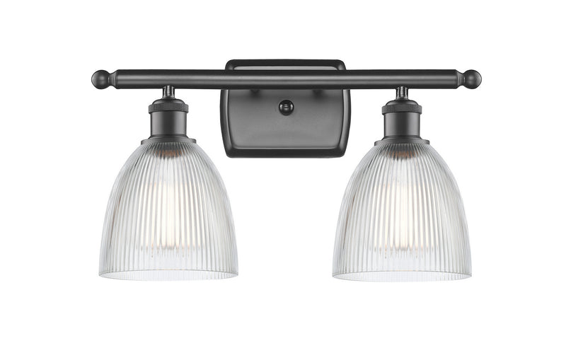 Innovations 516-2W-OB-G382-LED LED Bath Vanity, Oil Rubbed Bronze