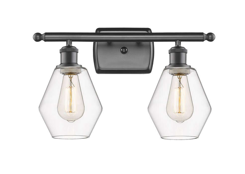 Innovations 516-2W-OB-G652-6 Two Light Bath Vanity, Oil Rubbed Bronze