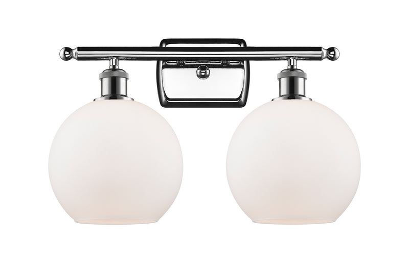 Innovations 516-2W-PC-G121-8-LED LED Bath Vanity, Polished Chrome