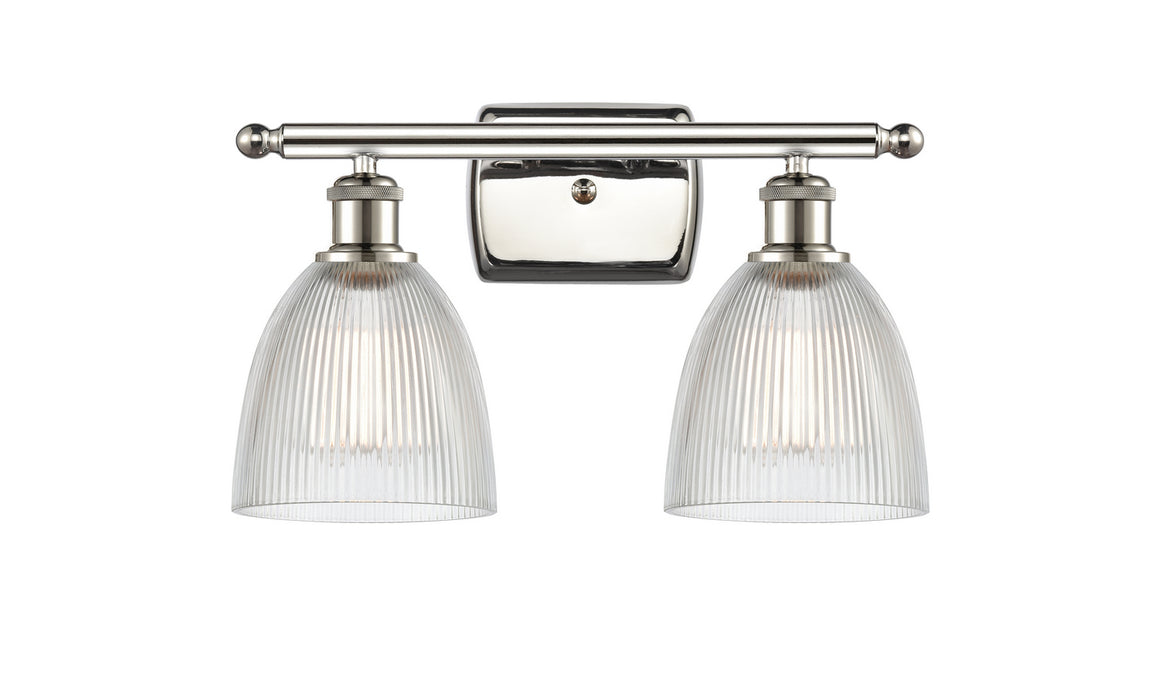 Innovations 516-2W-PN-G382 Two Light Bath Vanity, Polished Nickel