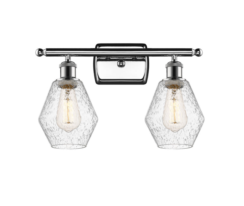 Innovations 516-2W-PC-G654-6 Two Light Bath Vanity, Polished Chrome