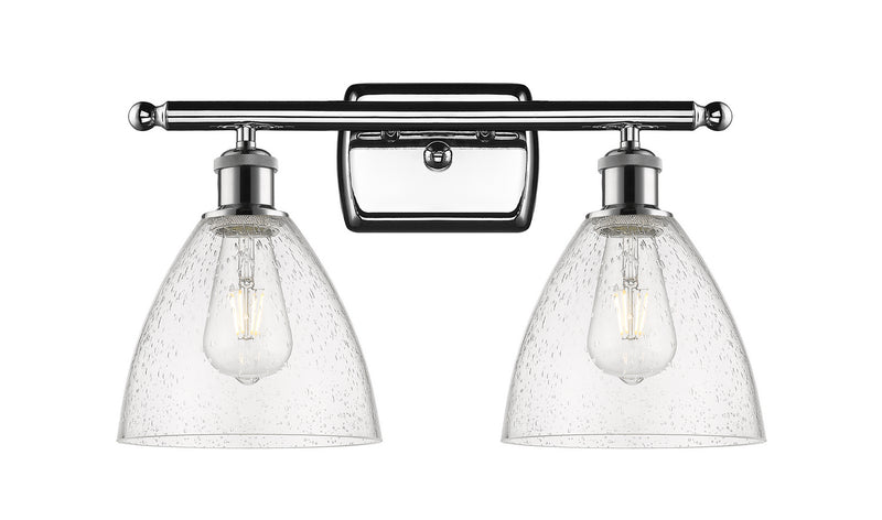 Innovations 516-2W-PC-GBD-754-LED LED Bath Vanity, Polished Chrome