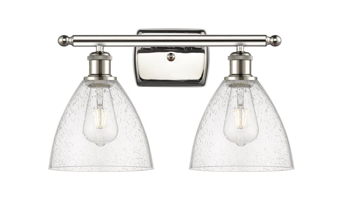 Innovations 516-2W-PN-GBD-754-LED LED Bath Vanity, Polished Nickel