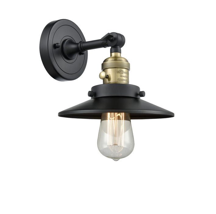 Innovations 203SW-BAB-M6-LED LED Wall Sconce, Black Antique Brass