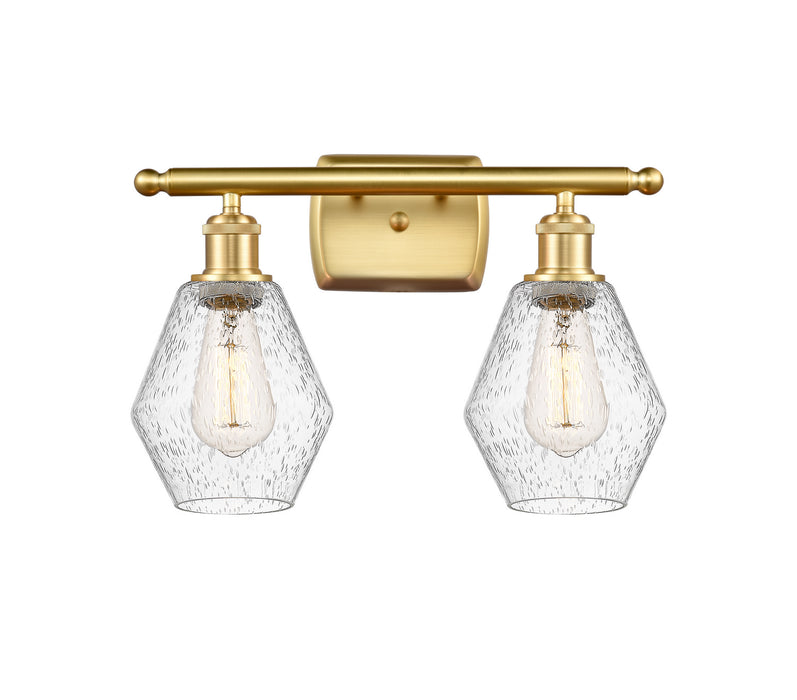 Innovations 516-2W-SG-G654-6-LED LED Bath Vanity, Satin Gold