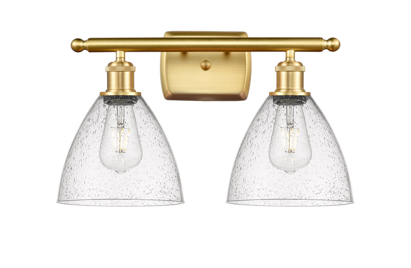 Innovations 516-2W-SG-GBD-754-LED LED Bath Vanity, Satin Gold
