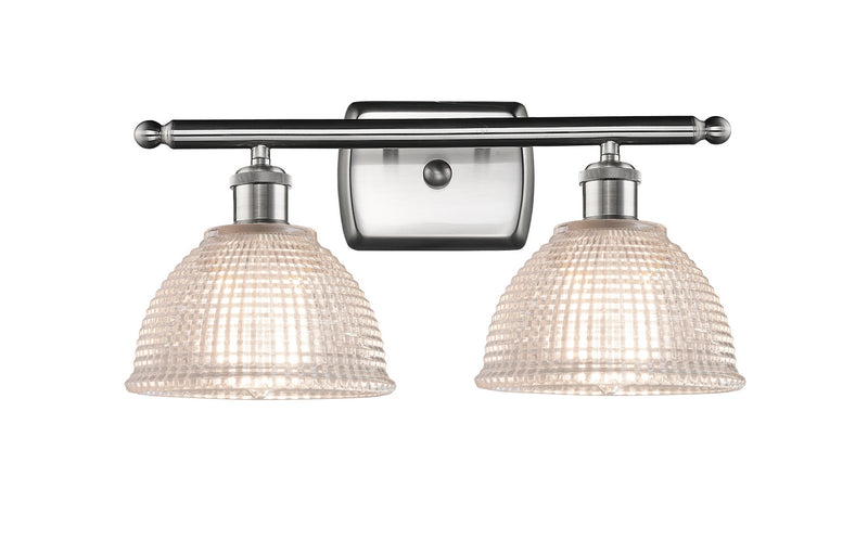 Innovations 516-2W-SN-G422 Two Light Bath Vanity, Brushed Satin Nickel
