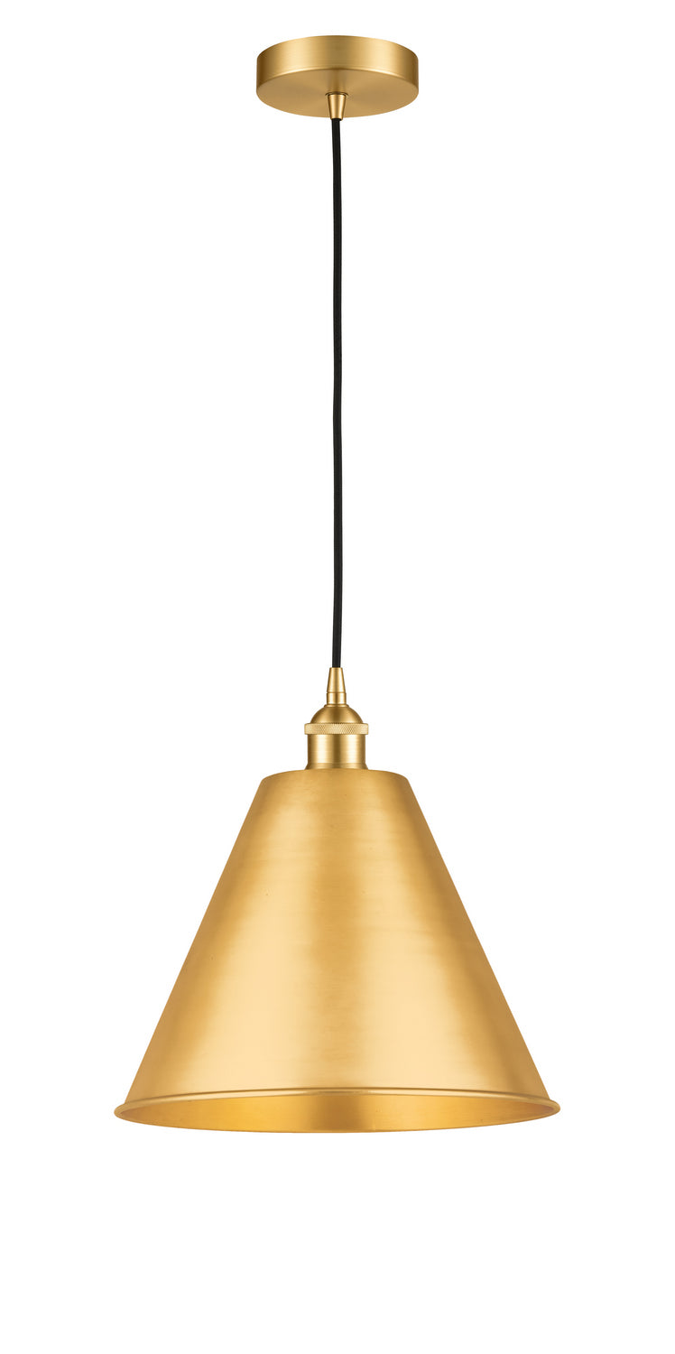 Innovations 616-1P-SG-MBC-12-SG One Light Mini Pendant, Satin Gold