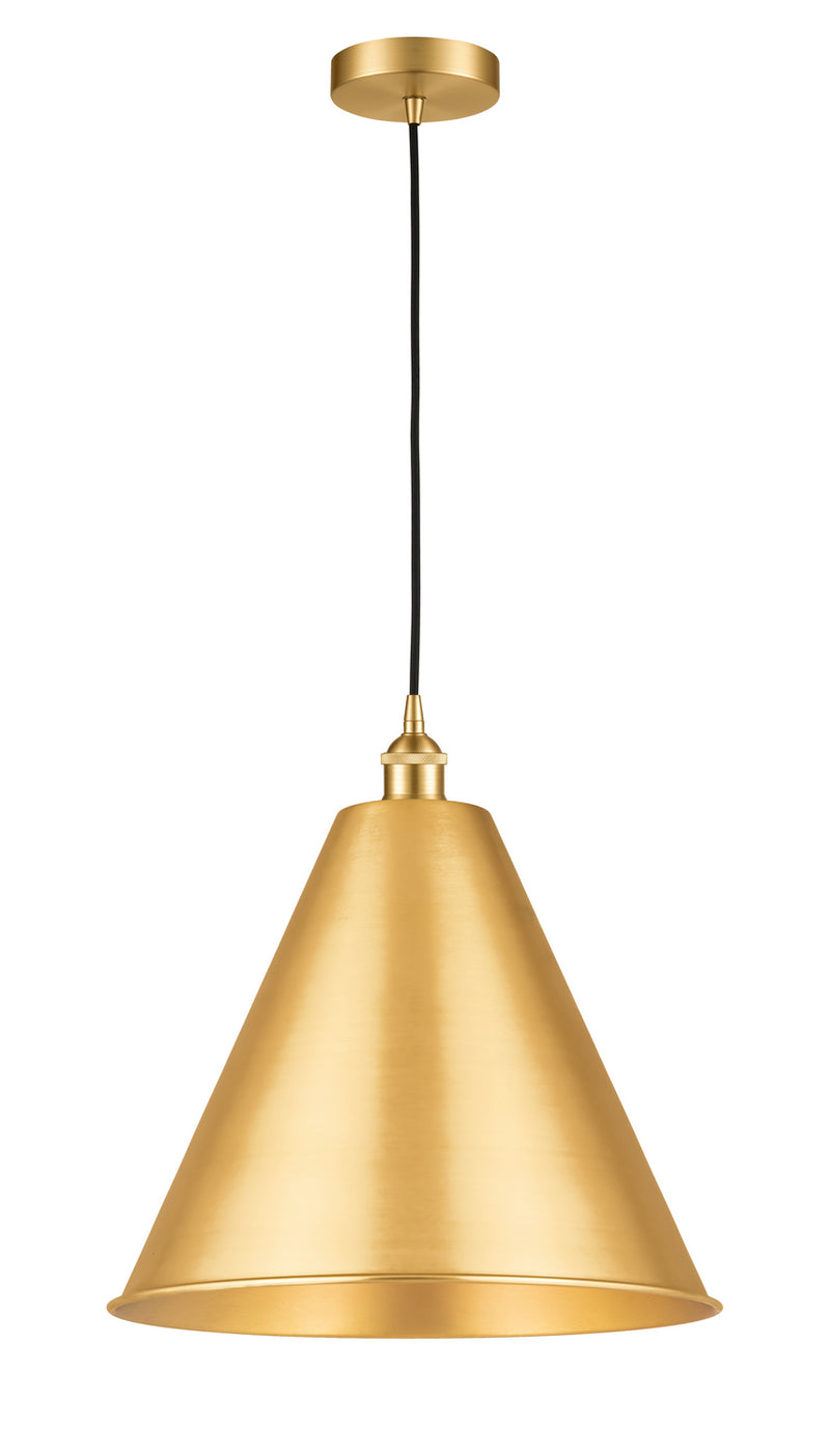 Innovations 616-1P-SG-MBC-16-SG One Light Mini Pendant, Satin Gold
