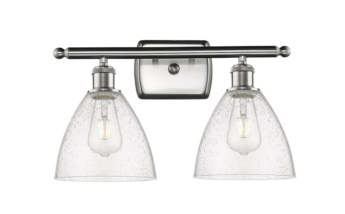 Innovations 516-2W-SN-GBD-754 Two Light Bath Vanity, Brushed Satin Nickel