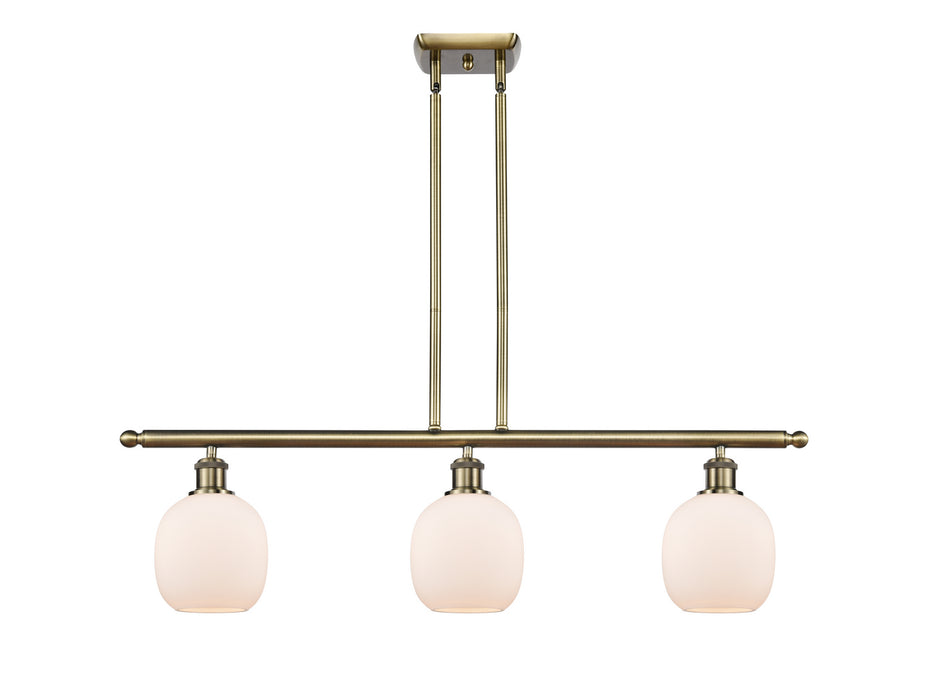 Innovations 516-3I-AB-G101 Three Light Island Pendant, Antique Brass