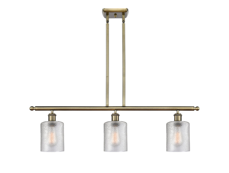 Innovations 516-3I-AB-G112 Three Light Island Pendant, Antique Brass