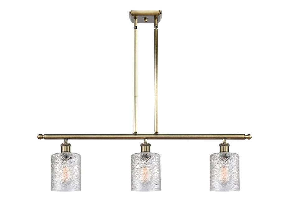 Innovations 516-3I-AB-G112-LED LED Island Pendant, Antique Brass
