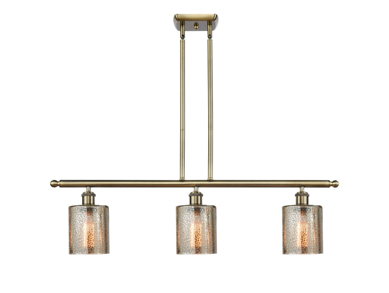 Innovations 516-3I-AB-G116-LED LED Island Pendant, Antique Brass