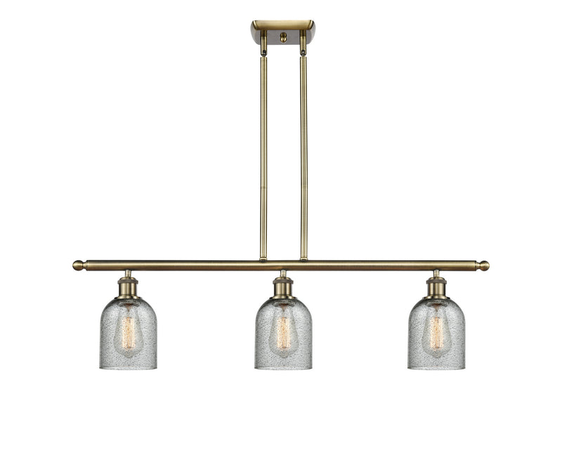 Innovations 516-3I-AB-G257-LED LED Island Pendant, Antique Brass