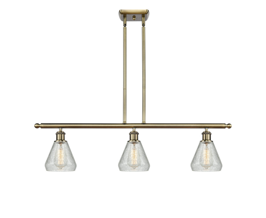 Innovations 516-3I-AB-G275-LED LED Island Pendant, Antique Brass