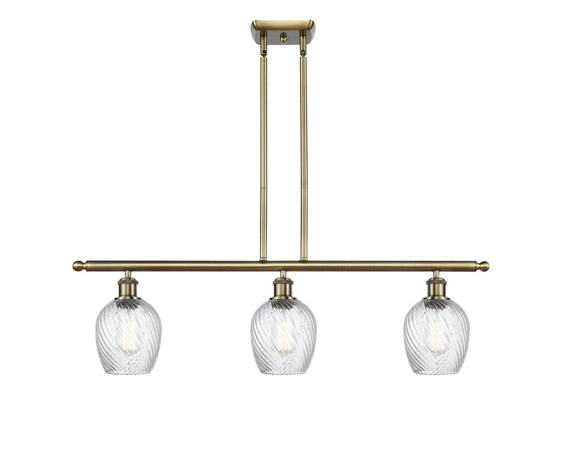 Innovations 516-3I-AB-G292 Three Light Island Pendant, Antique Brass