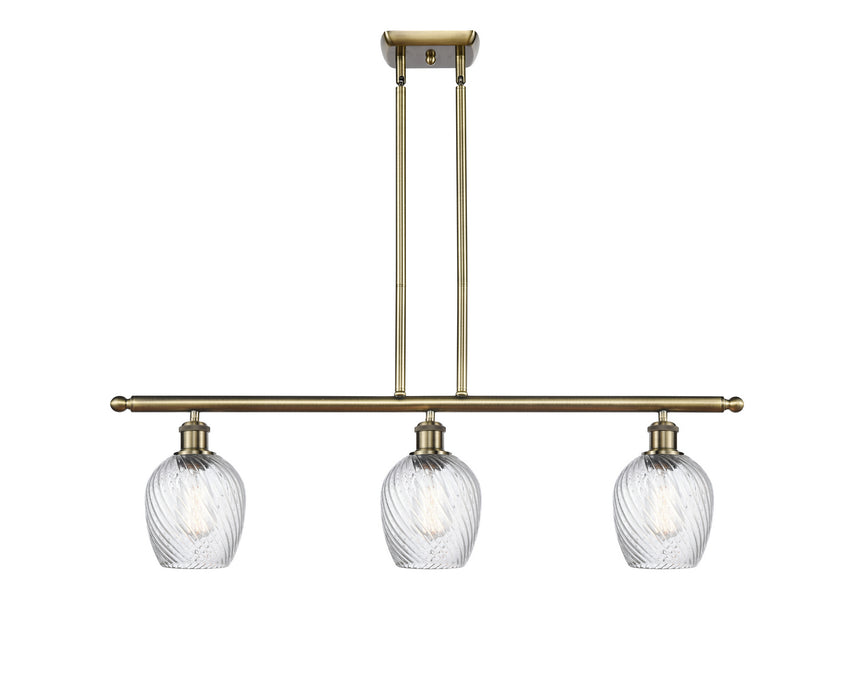 Innovations 516-3I-AB-G292-LED LED Island Pendant, Antique Brass