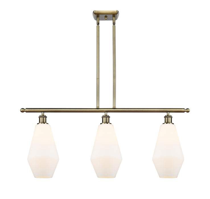 Innovations 516-3I-AB-G651-7 Three Light Island Pendant, Antique Brass