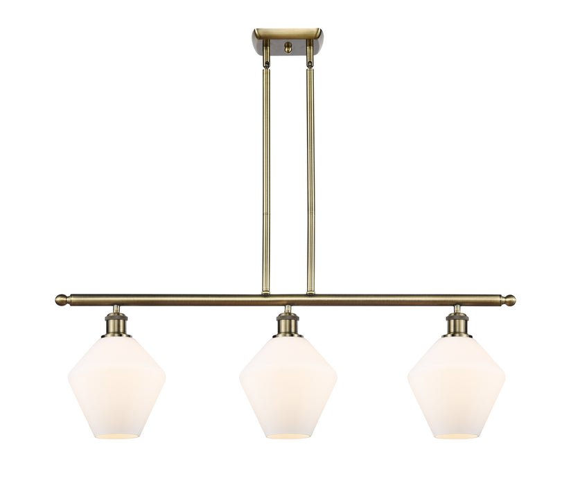 Innovations 516-3I-AB-G651-8 Three Light Island Pendant, Antique Brass