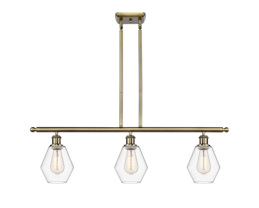Innovations 516-3I-AB-G652-6 Three Light Island Pendant, Antique Brass