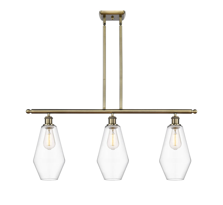 Innovations 516-3I-AB-G652-7-LED LED Island Pendant, Antique Brass