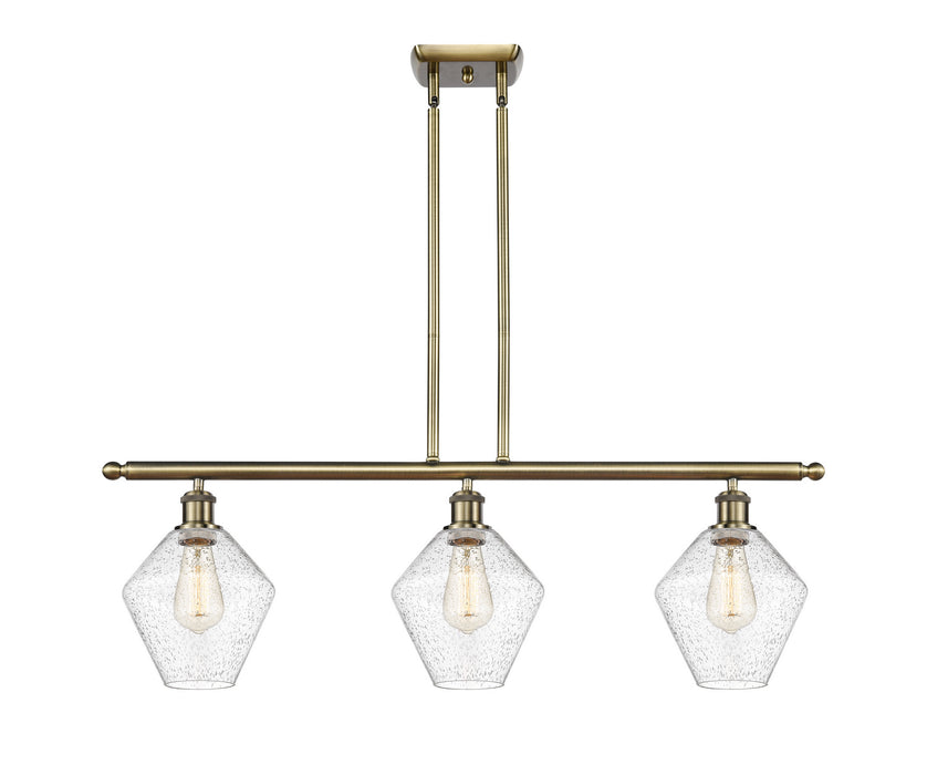 Innovations 516-3I-AB-G654-8 Three Light Island Pendant, Antique Brass