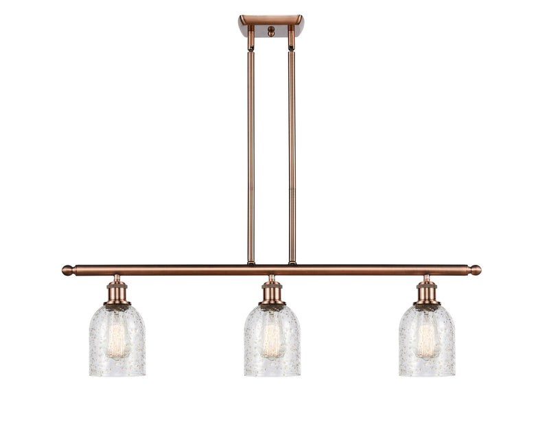 Innovations 516-3I-AC-G259-LED LED Island Pendant, Antique Copper