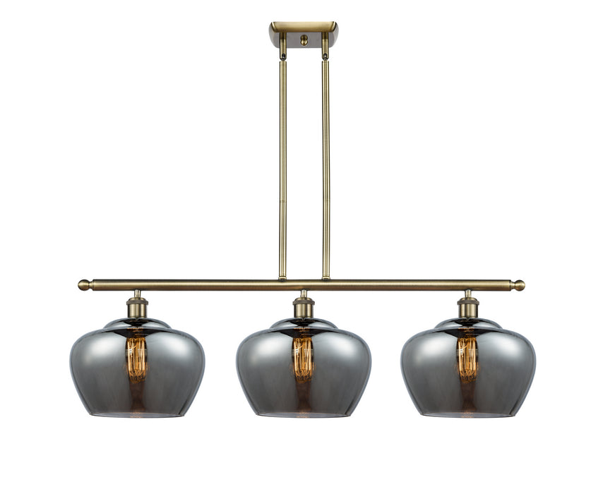 Innovations 516-3I-AB-G93-L-LED LED Island Pendant, Antique Brass