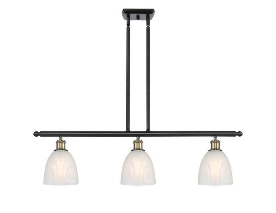 Innovations 516-3I-BAB-G381 Three Light Island Pendant, Black Antique Brass