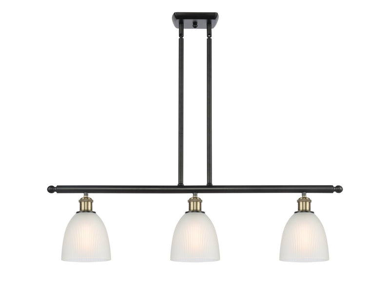 Innovations 516-3I-BAB-G381-LED LED Island Pendant, Black Antique Brass