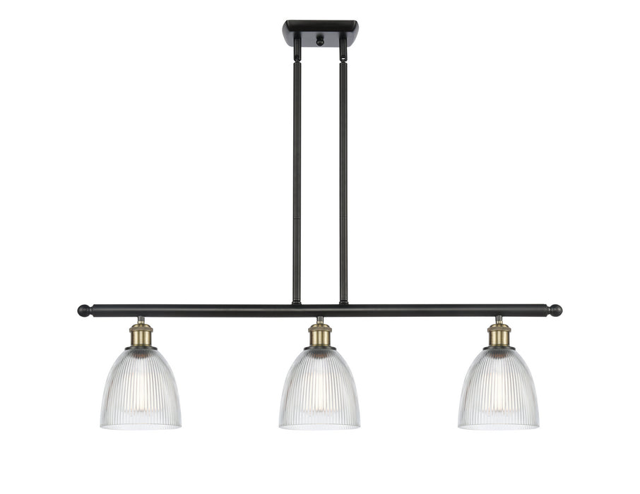 Innovations 516-3I-BAB-G382 Three Light Island Pendant, Black Antique Brass