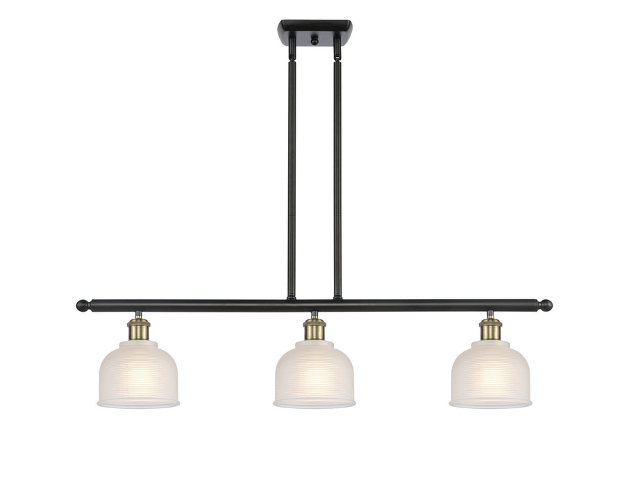 Innovations 516-3I-BAB-G411 Three Light Island Pendant, Black Antique Brass