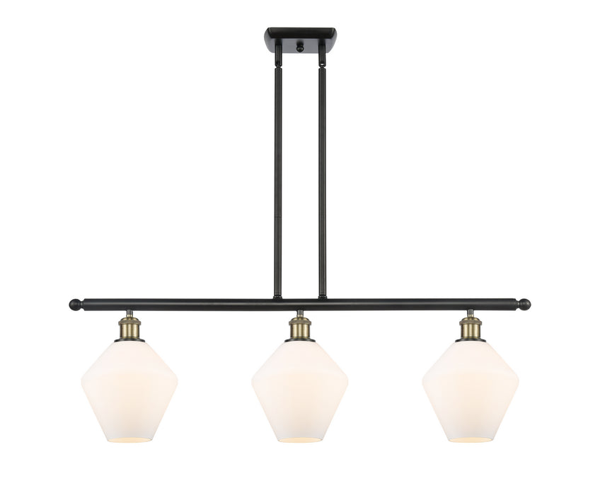 Innovations 516-3I-BAB-G651-8 Three Light Island Pendant, Black Antique Brass