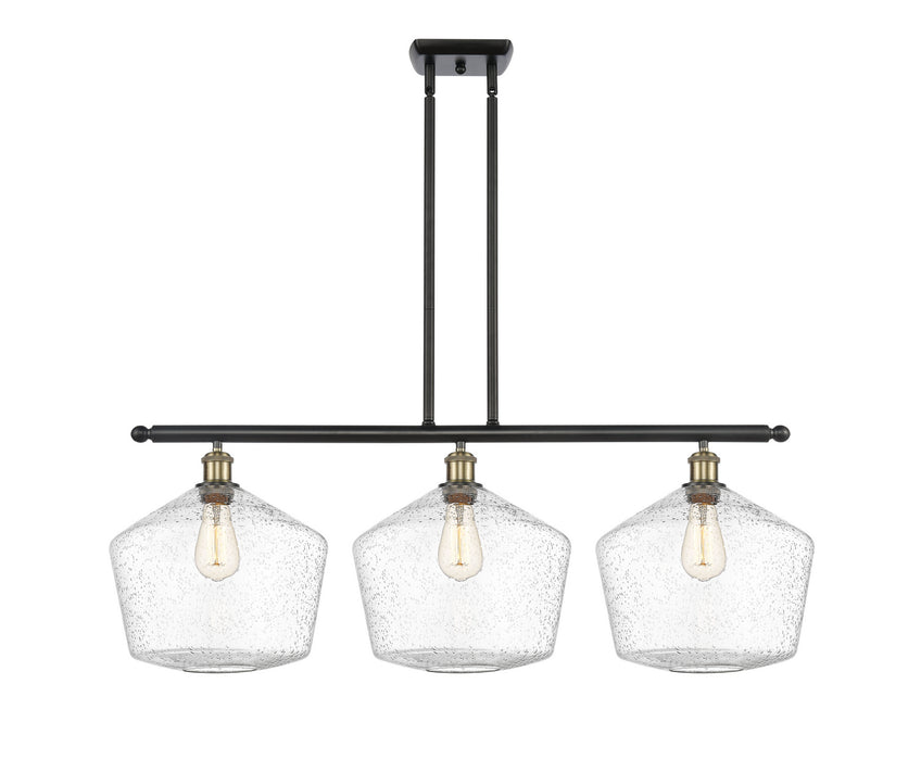 Innovations 516-3I-BAB-G654-12-LED LED Island Pendant, Black Antique Brass