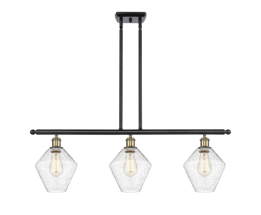 Innovations 516-3I-BAB-G654-8 Three Light Island Pendant, Black Antique Brass