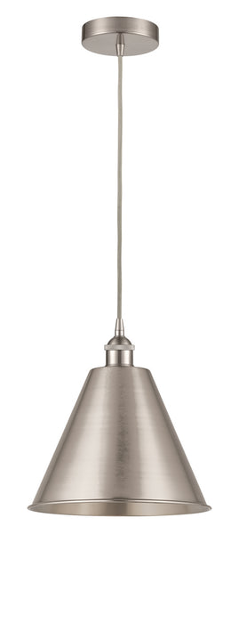 Innovations 616-1P-SN-MBC-12-SN-LED LED Mini Pendant, Brushed Satin Nickel