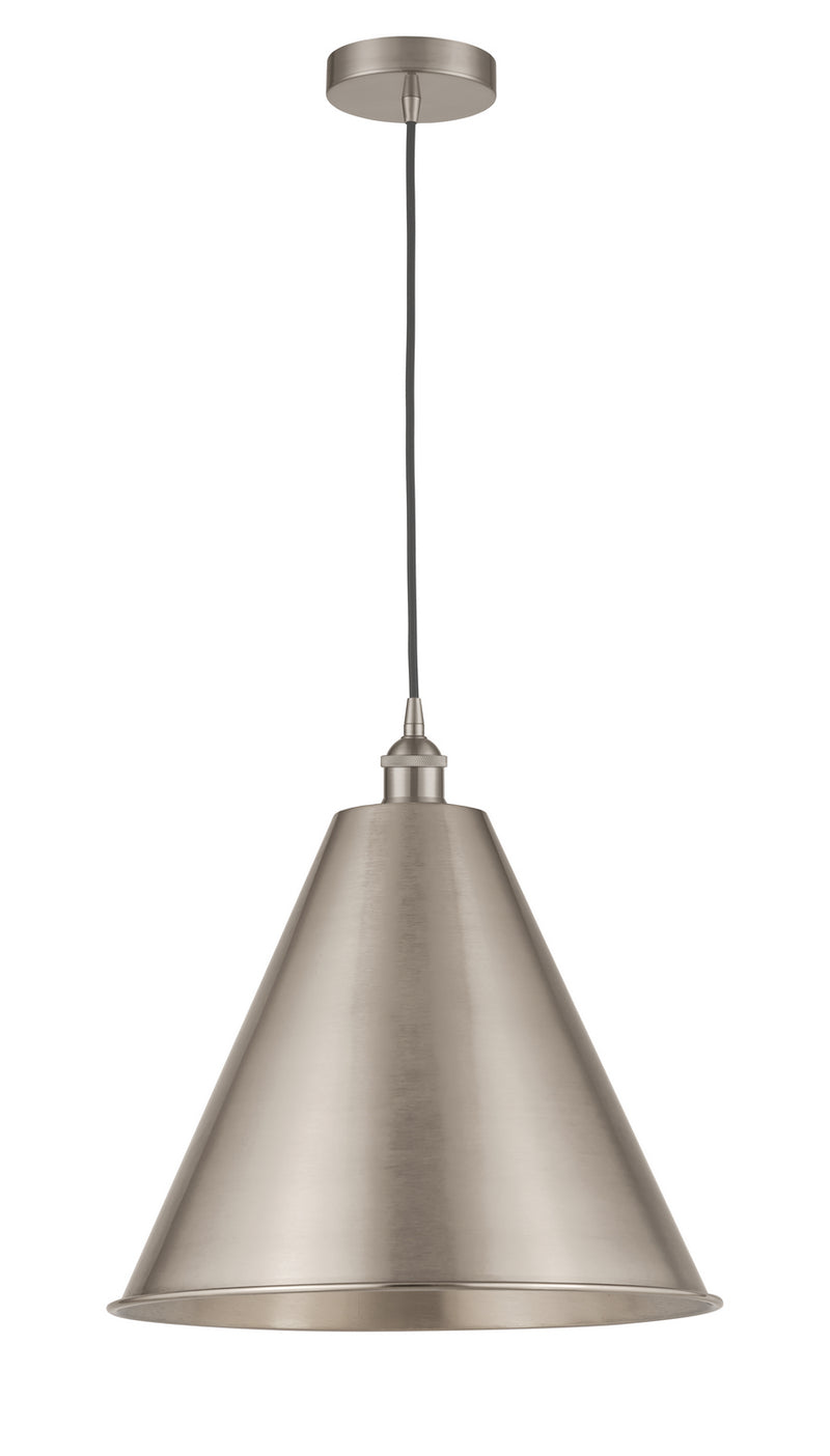Innovations 616-1P-SN-MBC-16-SN One Light Mini Pendant, Brushed Satin Nickel